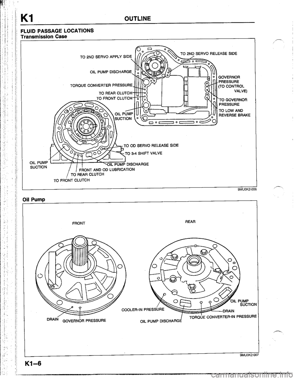 MAZDA B2200 1992  Workshop Manual 