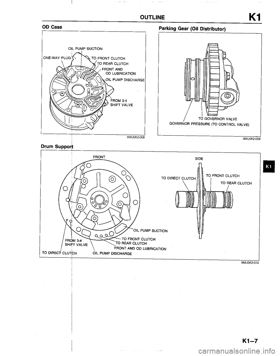 MAZDA B2200 1992  Workshop Manual 