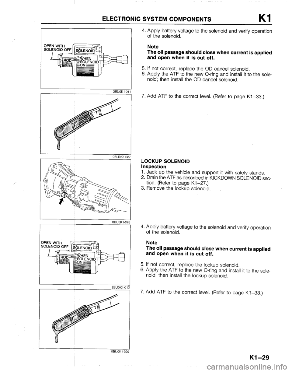 MAZDA B2200 1992  Workshop Manual 