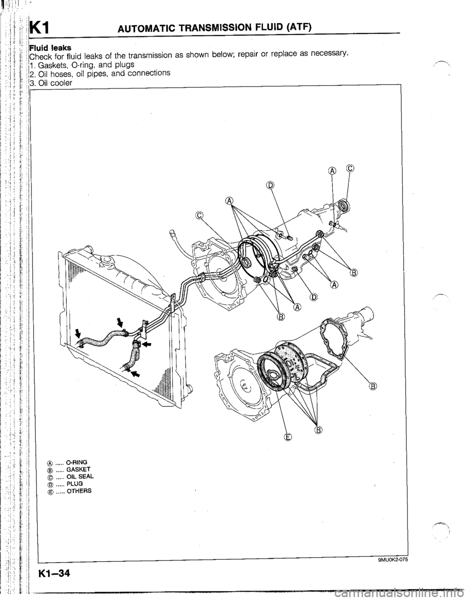 MAZDA B2200 1992  Workshop Manual 