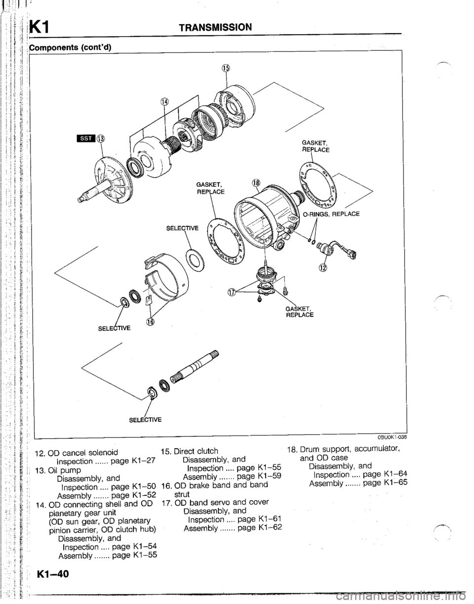 MAZDA B2200 1992  Workshop Manual 