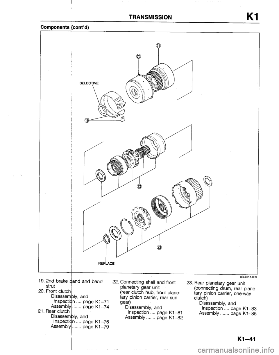 MAZDA B2200 1992  Workshop Manual 