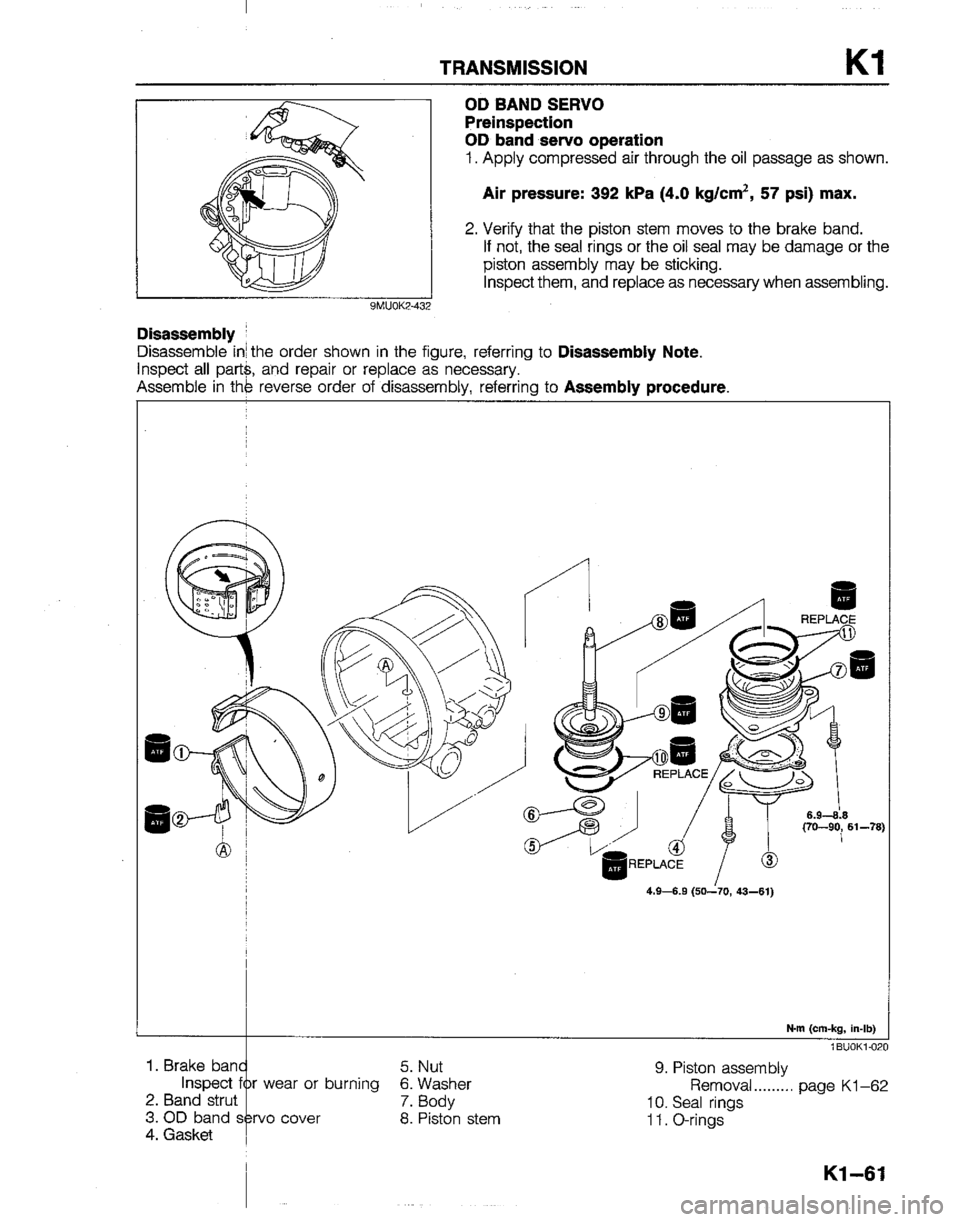 MAZDA B2200 1992  Workshop Manual 