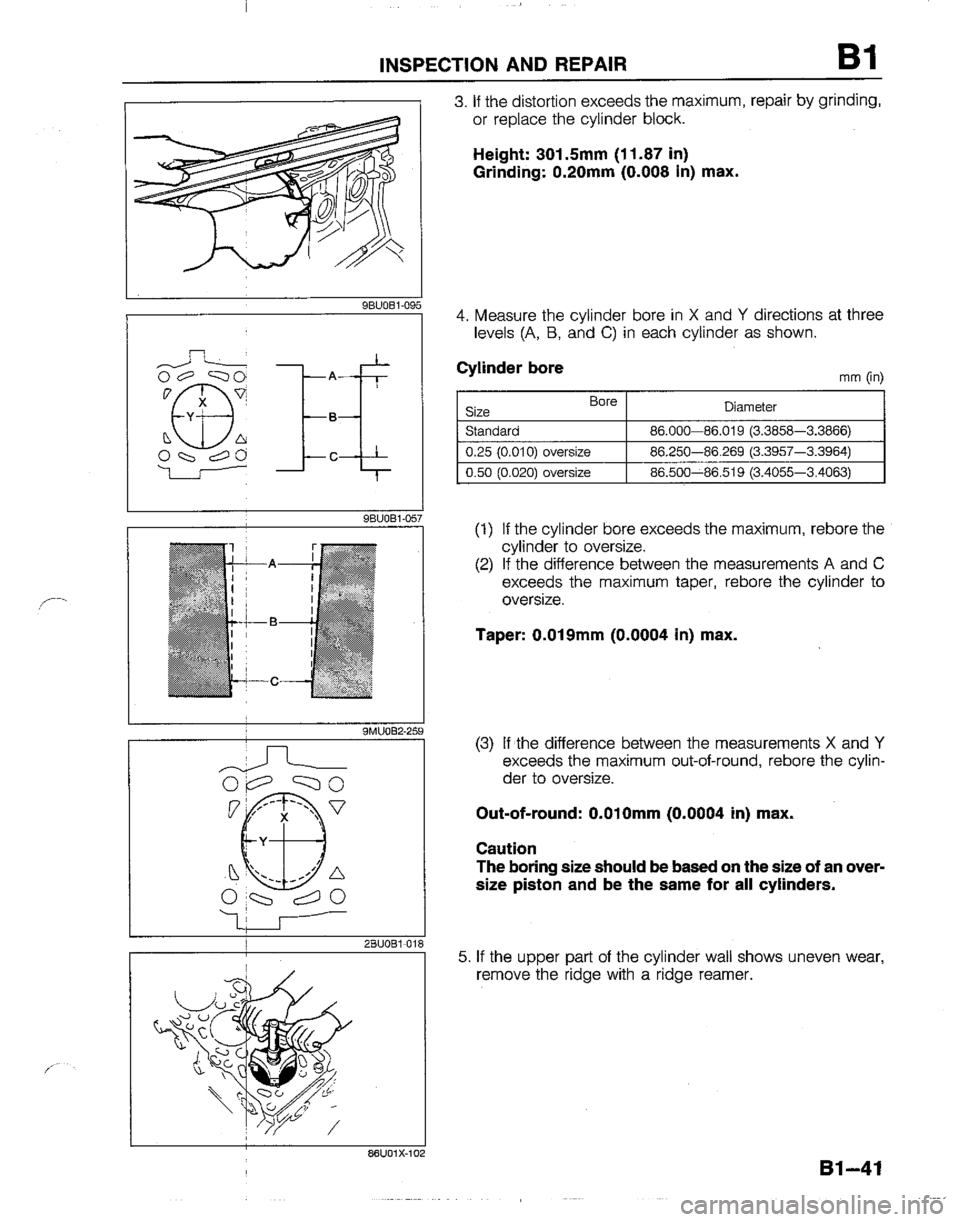 MAZDA B2200 1992  Workshop Manual 