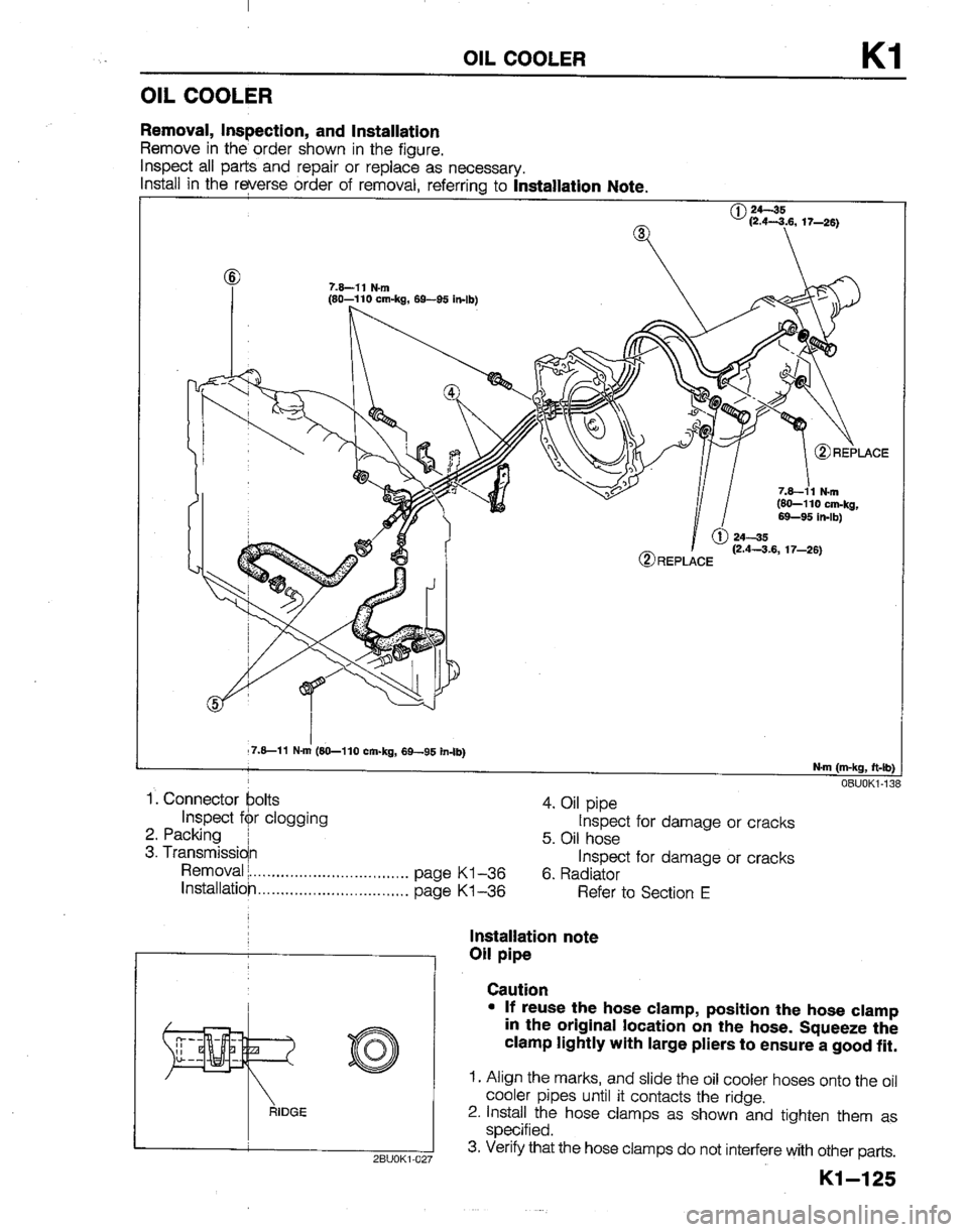 MAZDA B2200 1992  Workshop Manual 
