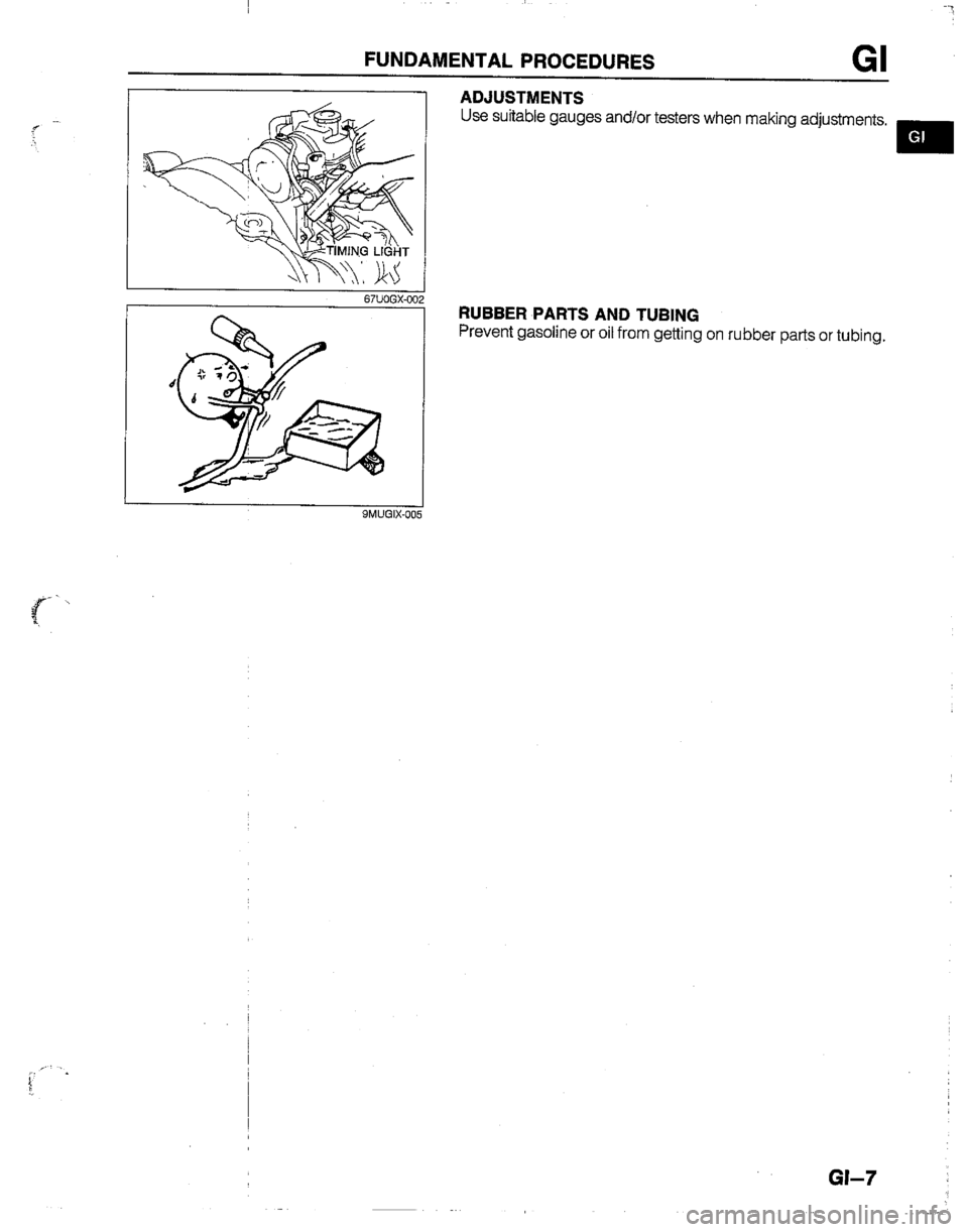 MAZDA B2200 1992  Workshop Manual 