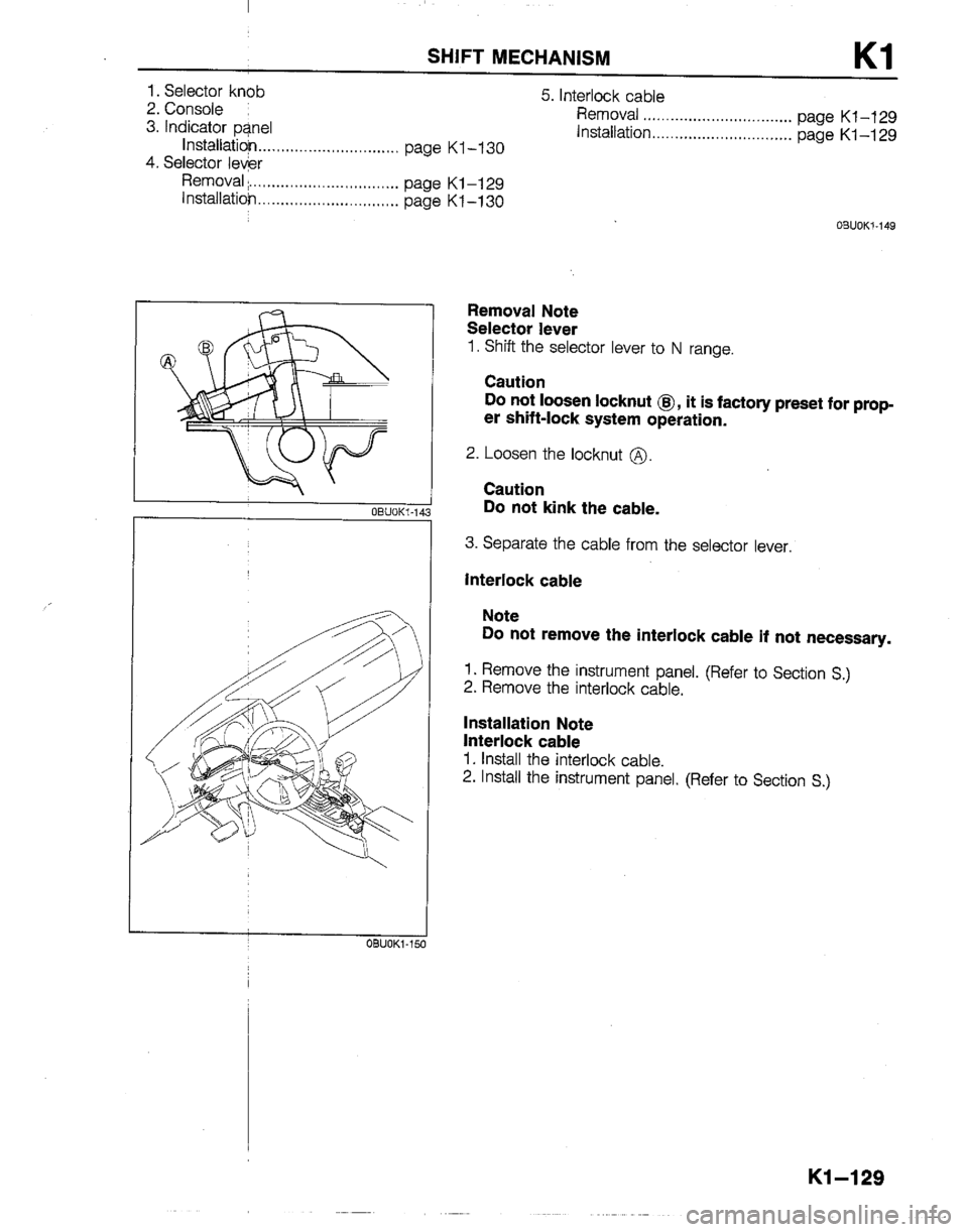 MAZDA B2200 1992  Workshop Manual 
