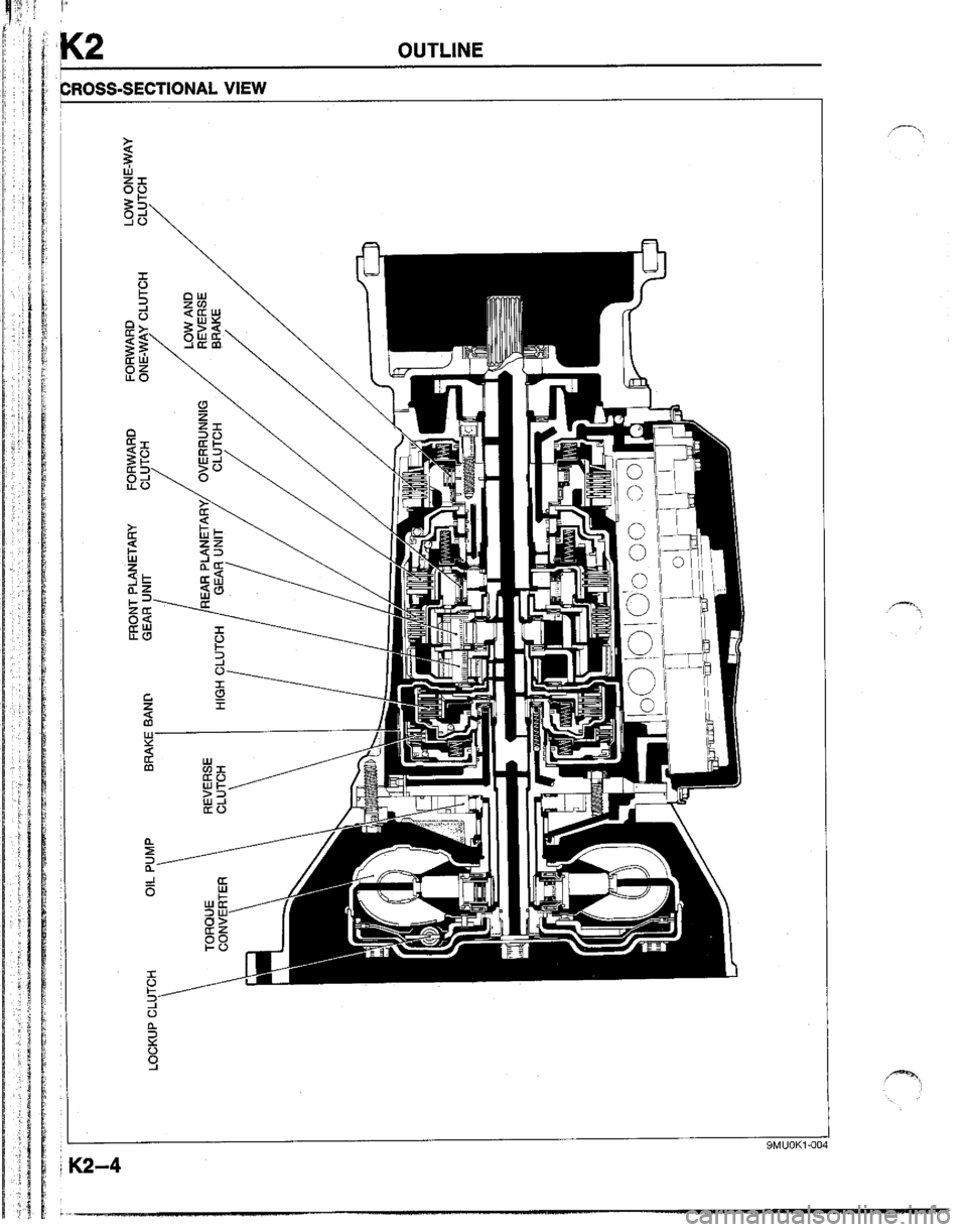 MAZDA B2200 1992  Workshop Manual 