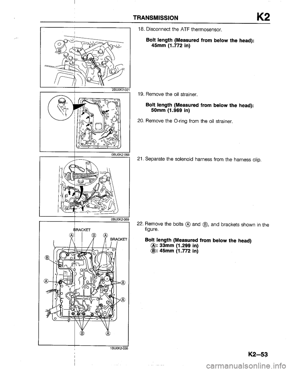 MAZDA B2200 1992  Workshop Manual 