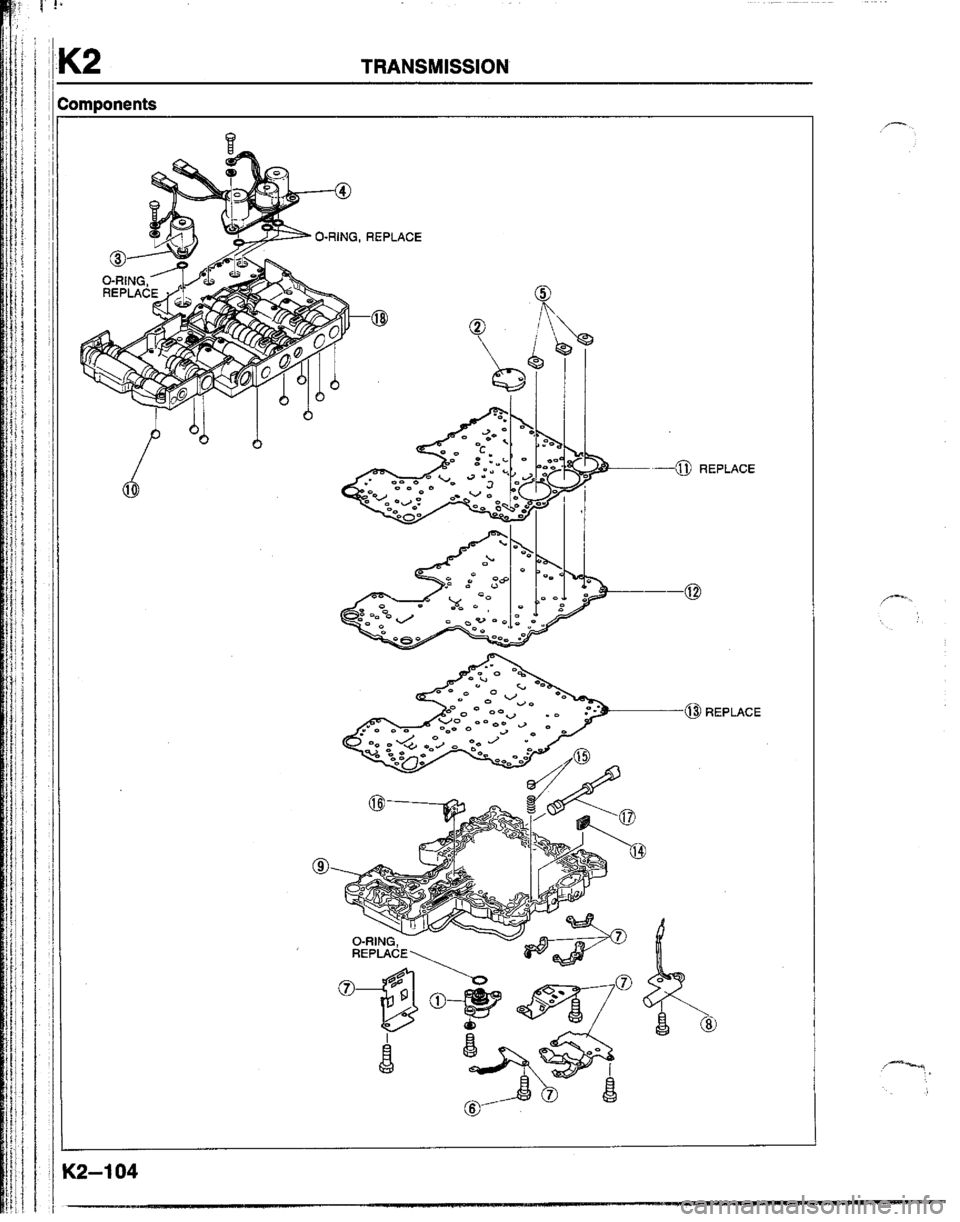MAZDA B2200 1992  Workshop Manual 