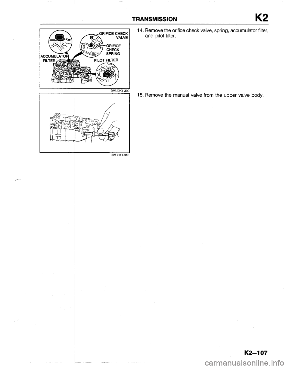 MAZDA B2200 1992  Workshop Manual 