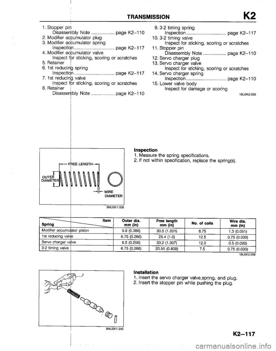 MAZDA B2200 1992  Workshop Manual 