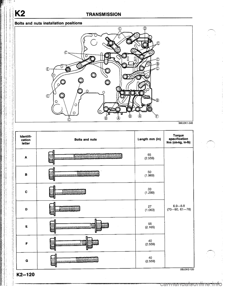 MAZDA B2200 1992  Workshop Manual 