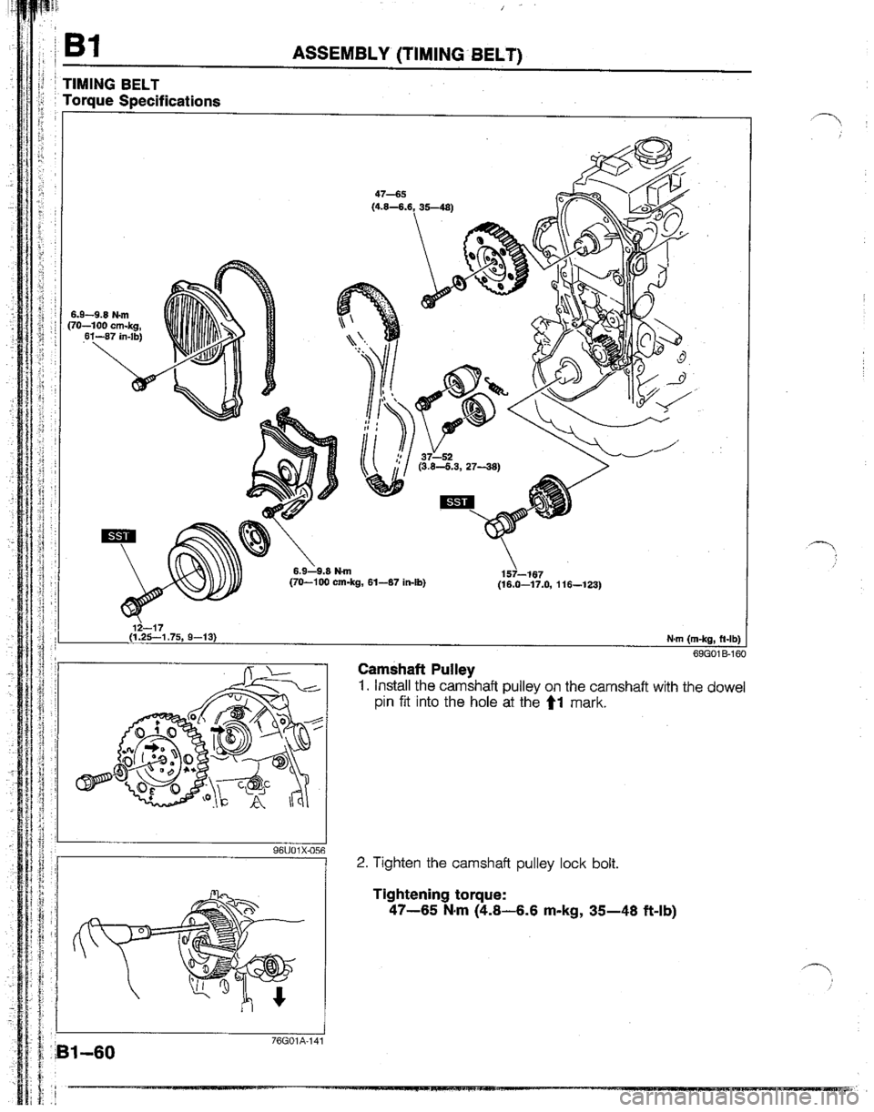 MAZDA B2200 1992  Workshop Manual 