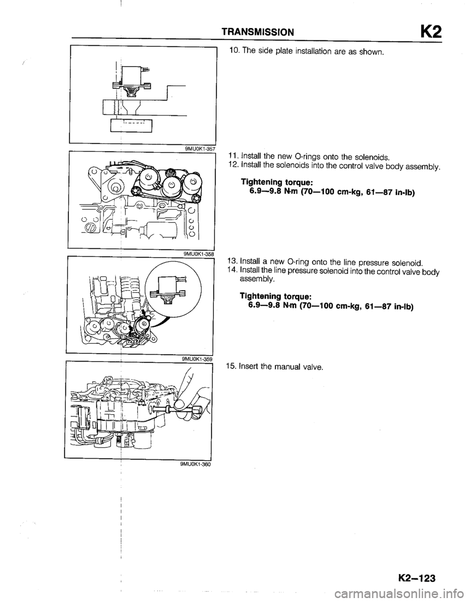 MAZDA B2200 1992  Workshop Manual 
