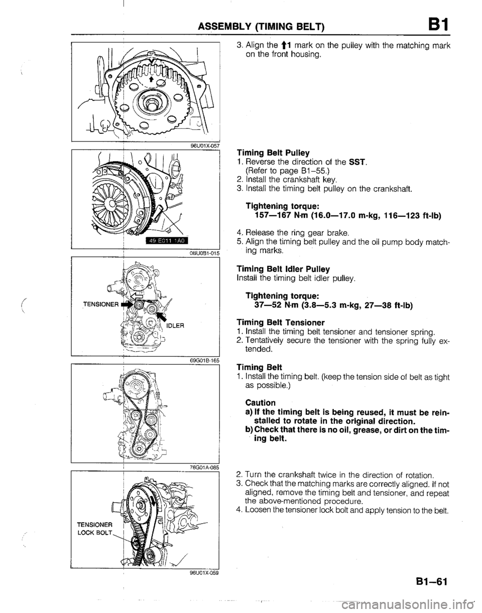 MAZDA B2200 1992  Workshop Manual 