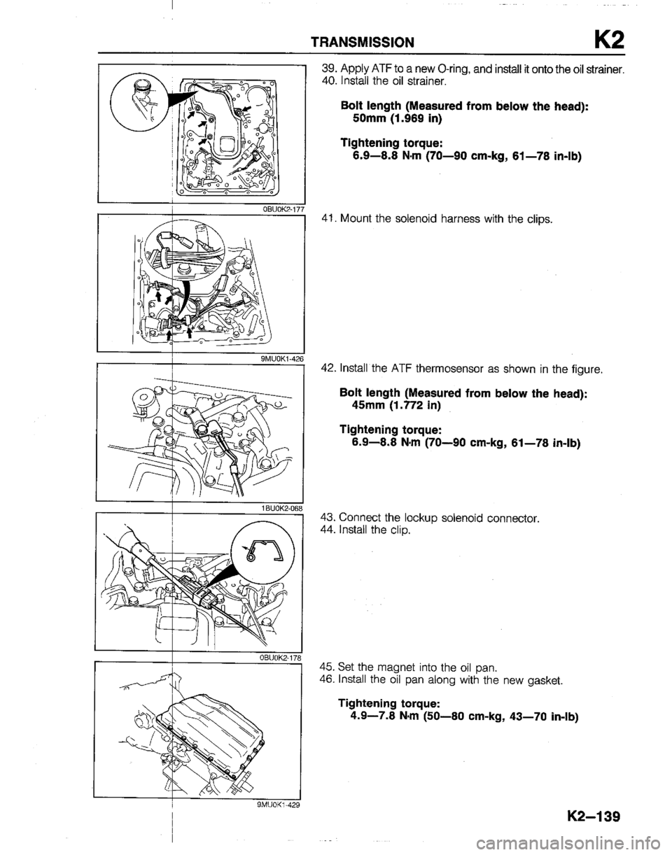 MAZDA B2200 1992  Workshop Manual 