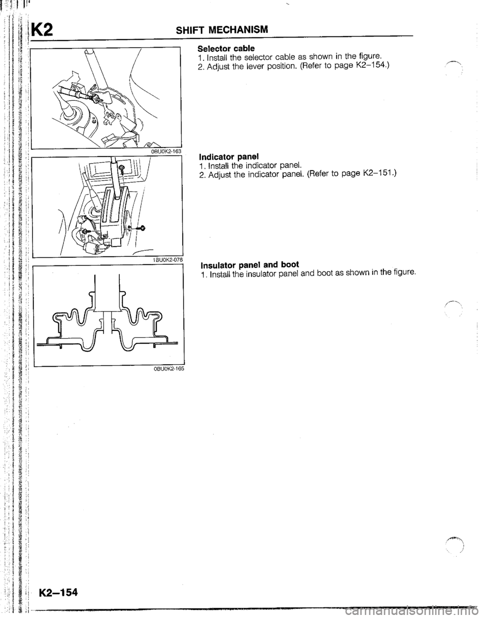 MAZDA B2200 1992  Workshop Manual 