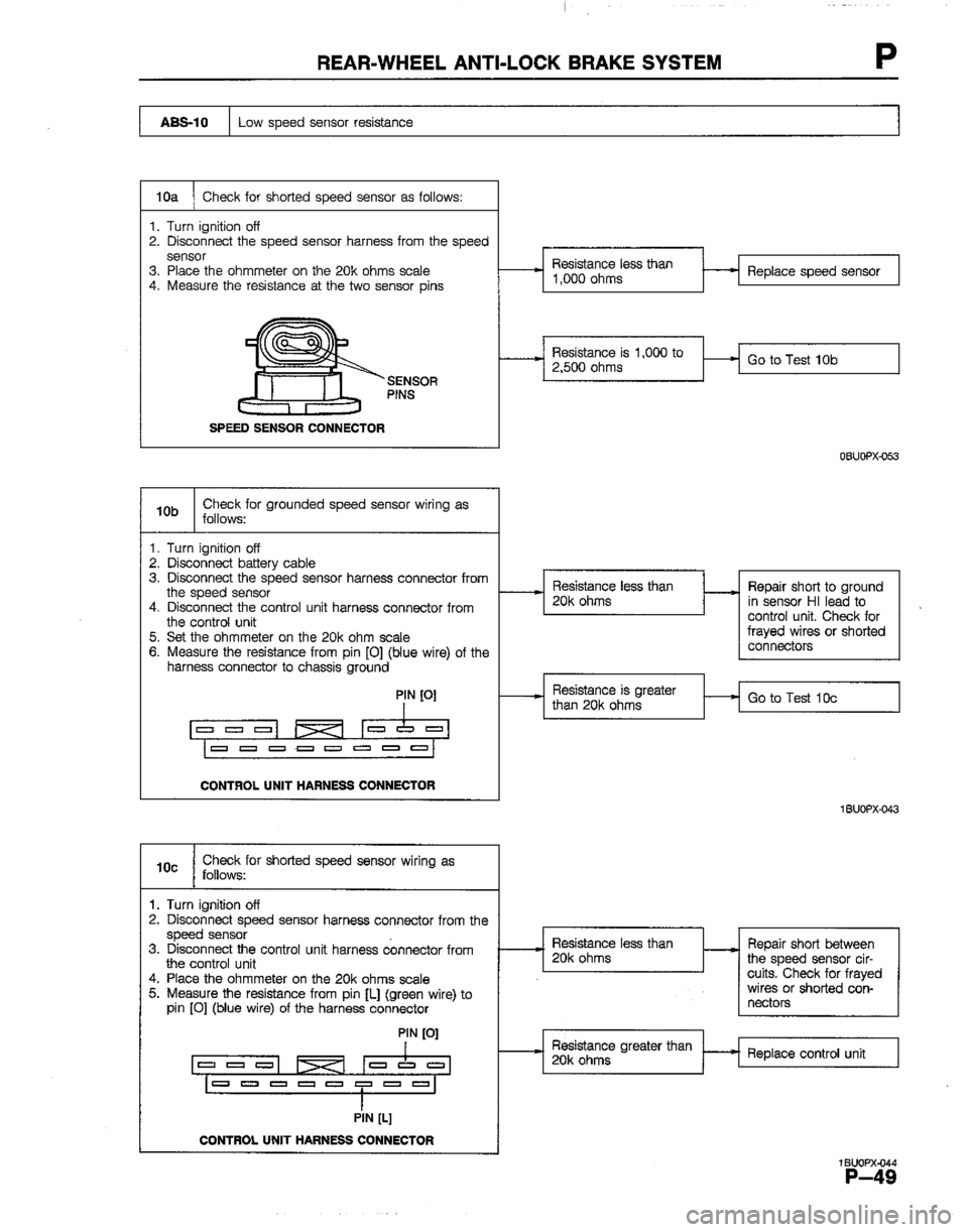 MAZDA B2600I 1992  Workshop Manual 