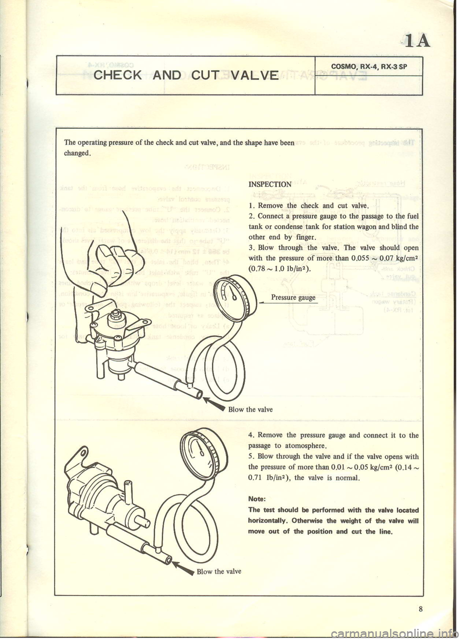 MAZDA COSMO 1978  Service Highlights Manual 