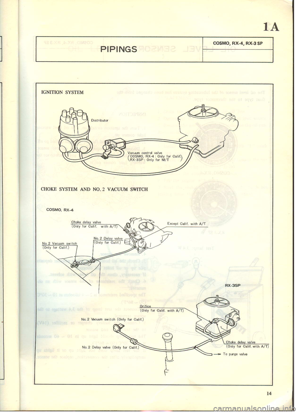 MAZDA COSMO 1978  Service Highlights Manual 
