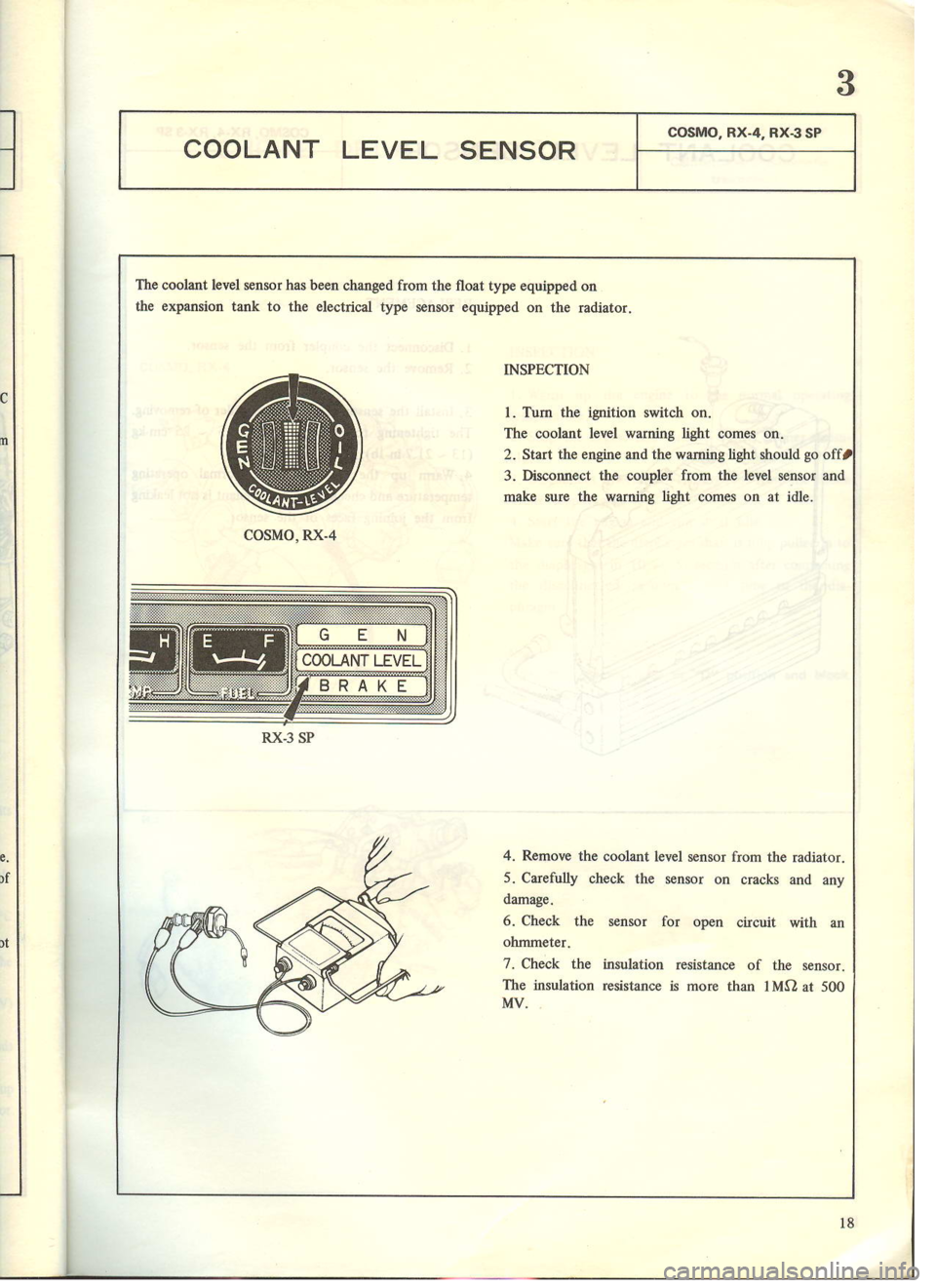 MAZDA COSMO 1978  Service Highlights Manual 