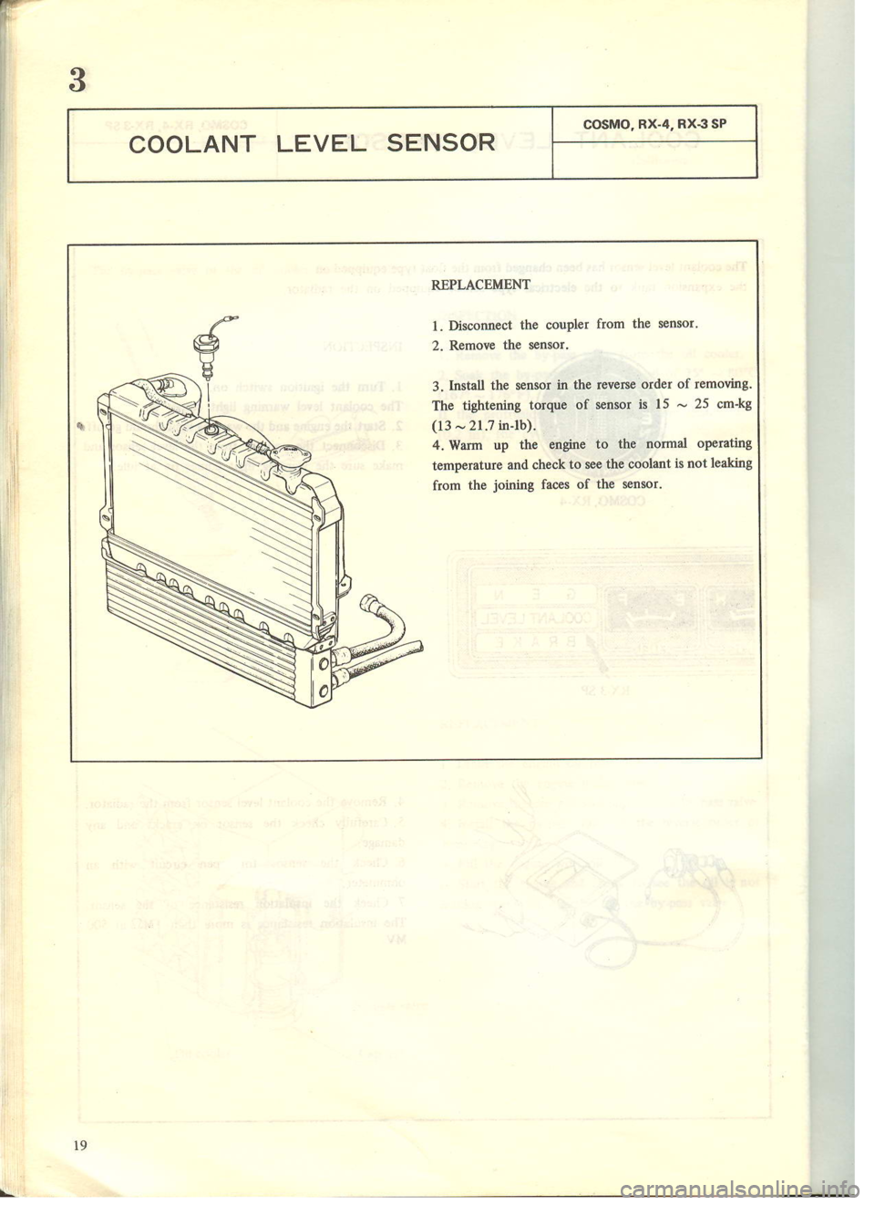 MAZDA COSMO 1978  Service Highlights Manual 
