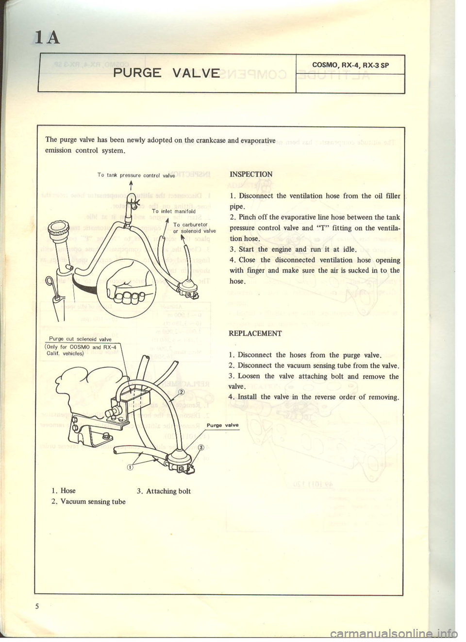 MAZDA COSMO 1978  Service Highlights Manual 