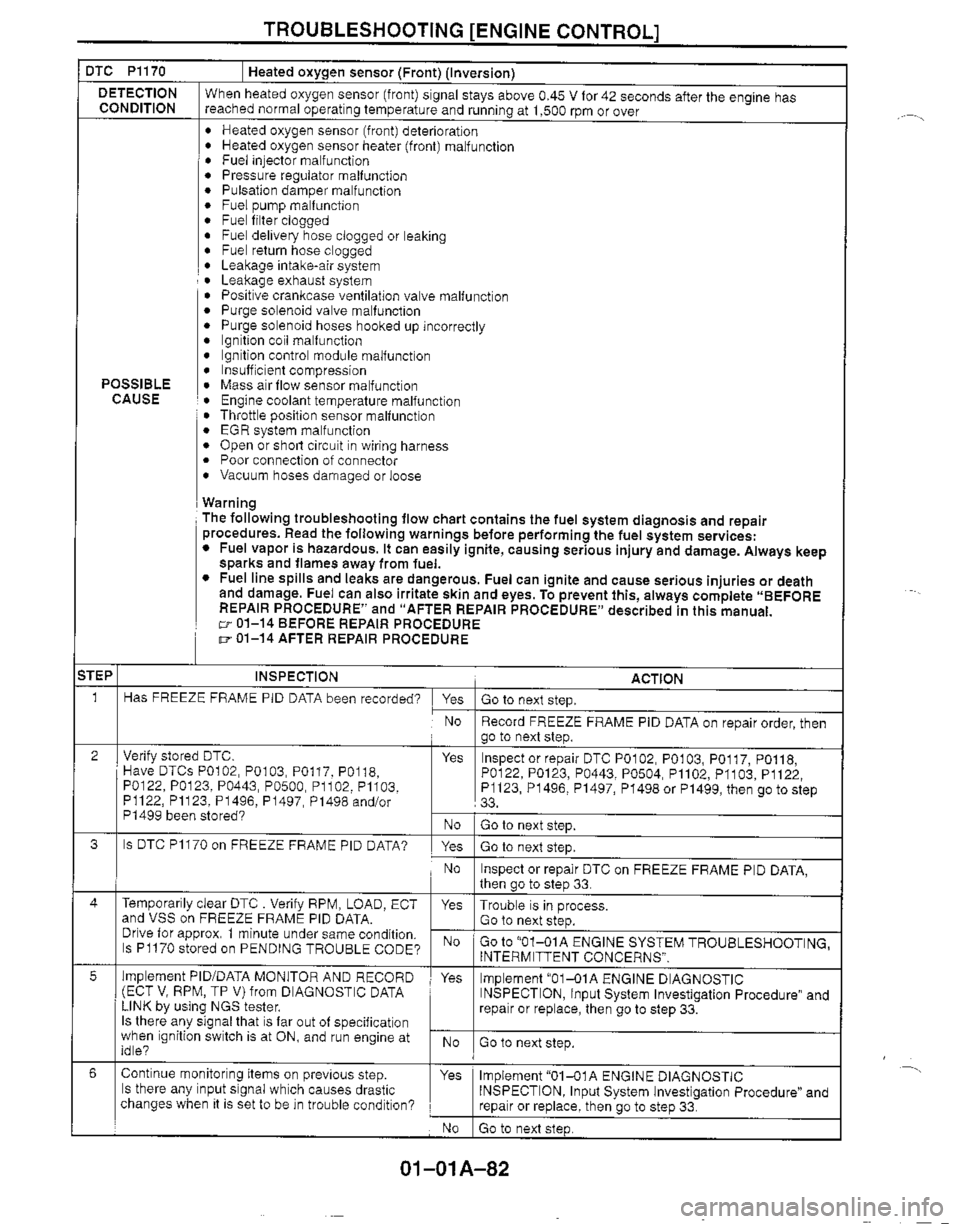 MAZDA MIATA 1999  Workshop Manual 