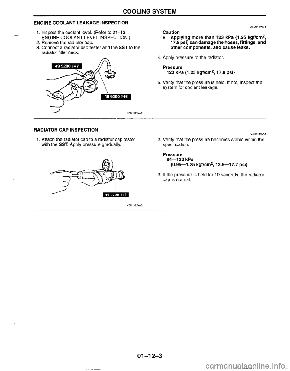 MAZDA MIATA 1999  Workshop Manual 