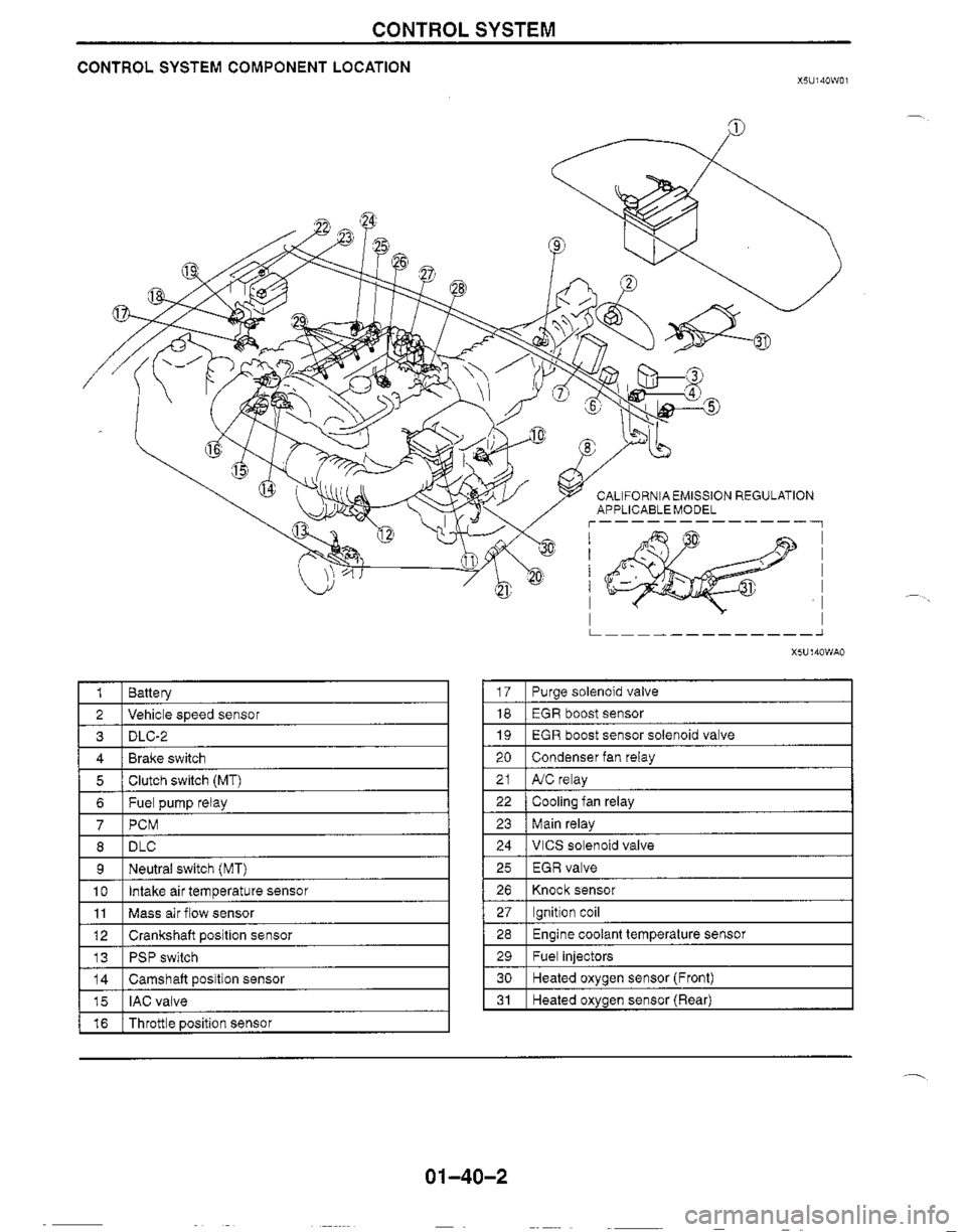 MAZDA MIATA 1999  Workshop Manual 