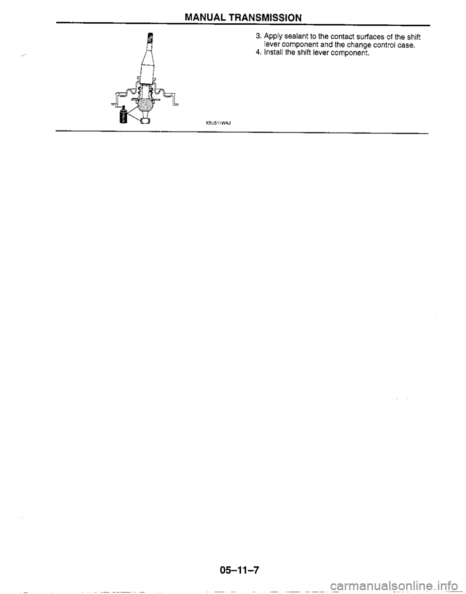 MAZDA MIATA 1999  Workshop Manual 