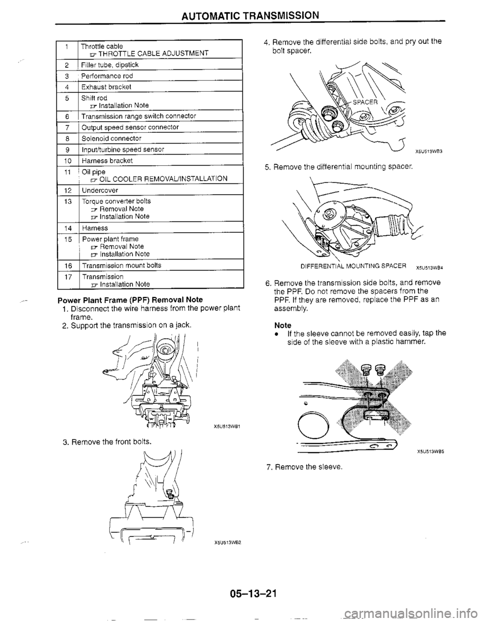 MAZDA MIATA 1999  Workshop Manual 