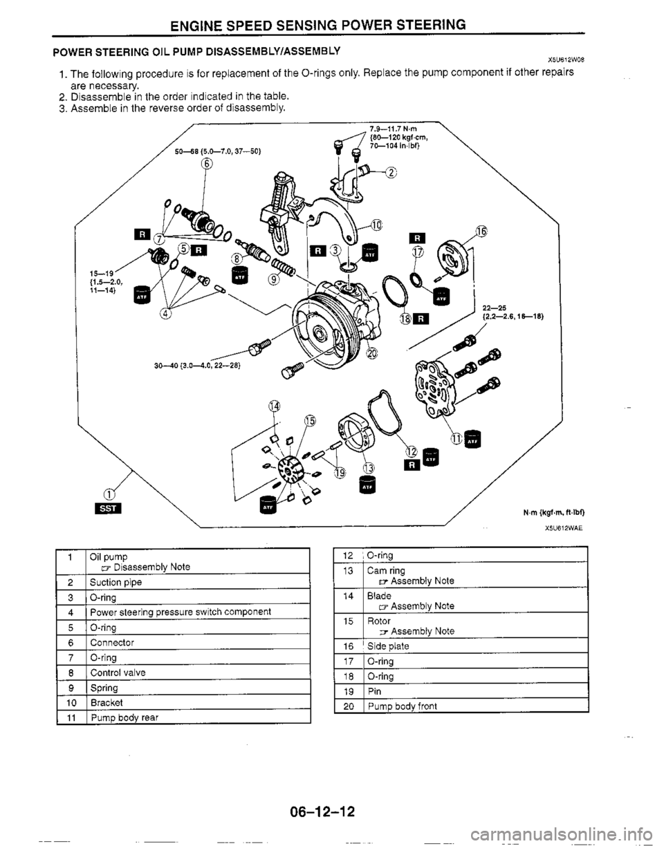 MAZDA MIATA 1999  Workshop Manual 