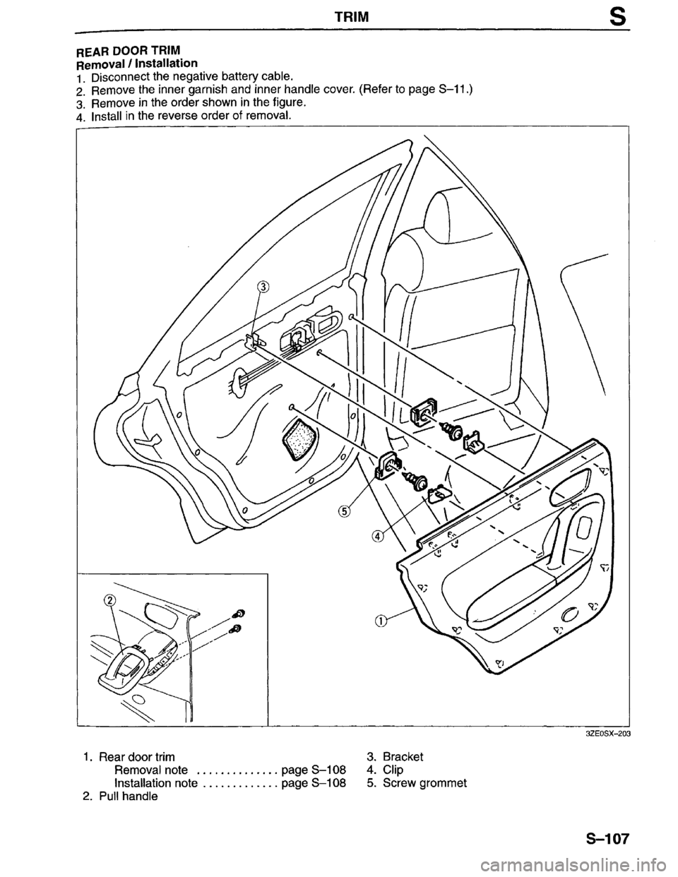 MAZDA MILLENIA 1996  Workshop Manual 