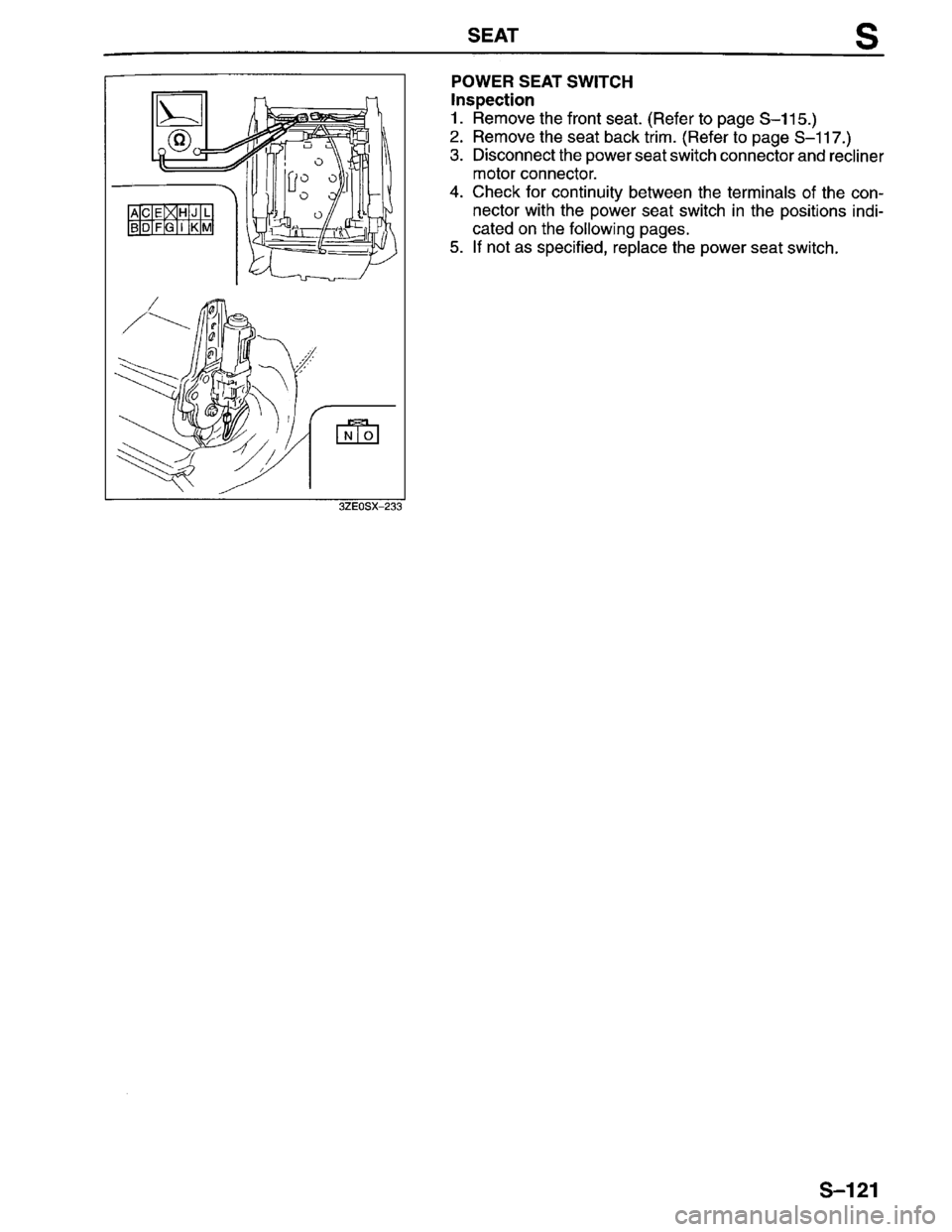 MAZDA MILLENIA 1996  Workshop Manual 
