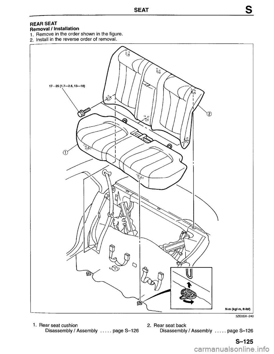 MAZDA MILLENIA 1996  Workshop Manual 