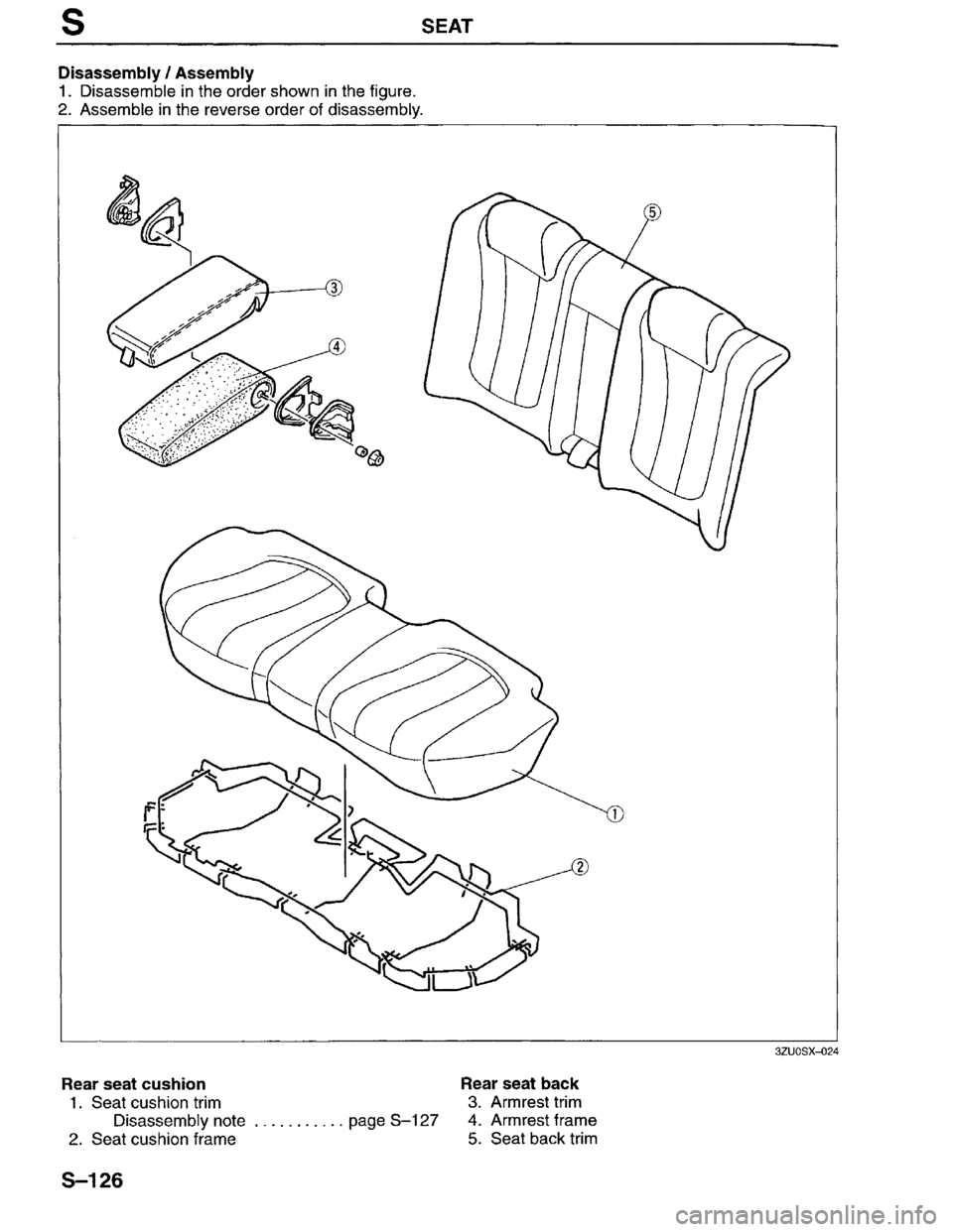 MAZDA MILLENIA 1996  Workshop Manual 