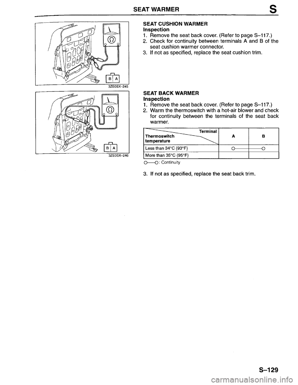 MAZDA MILLENIA 1996  Workshop Manual 