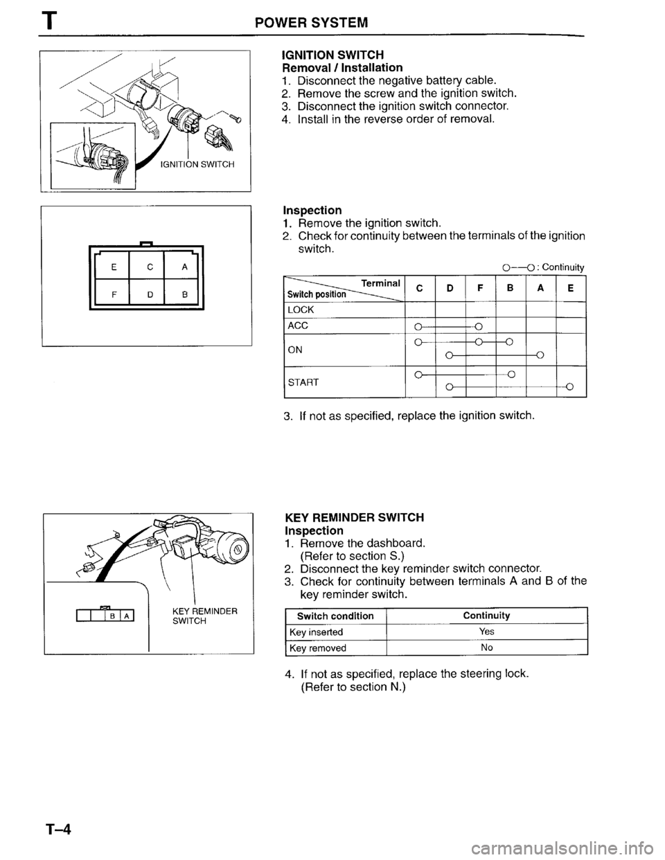 MAZDA MILLENIA 1996  Workshop Manual 