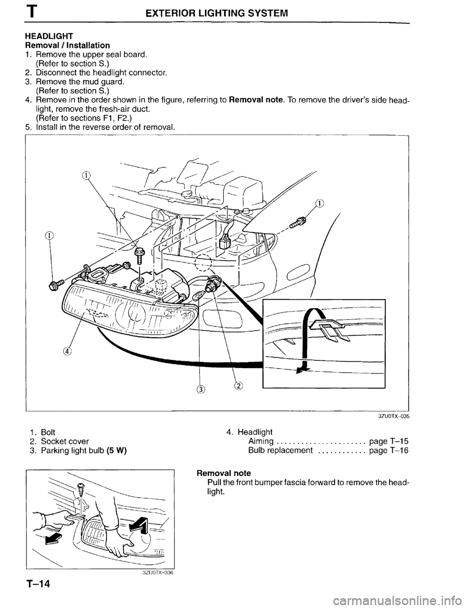 MAZDA MILLENIA 1996  Workshop Manual 
