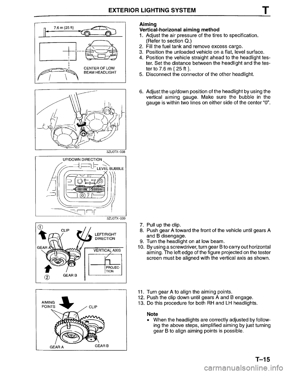 MAZDA MILLENIA 1996  Workshop Manual 