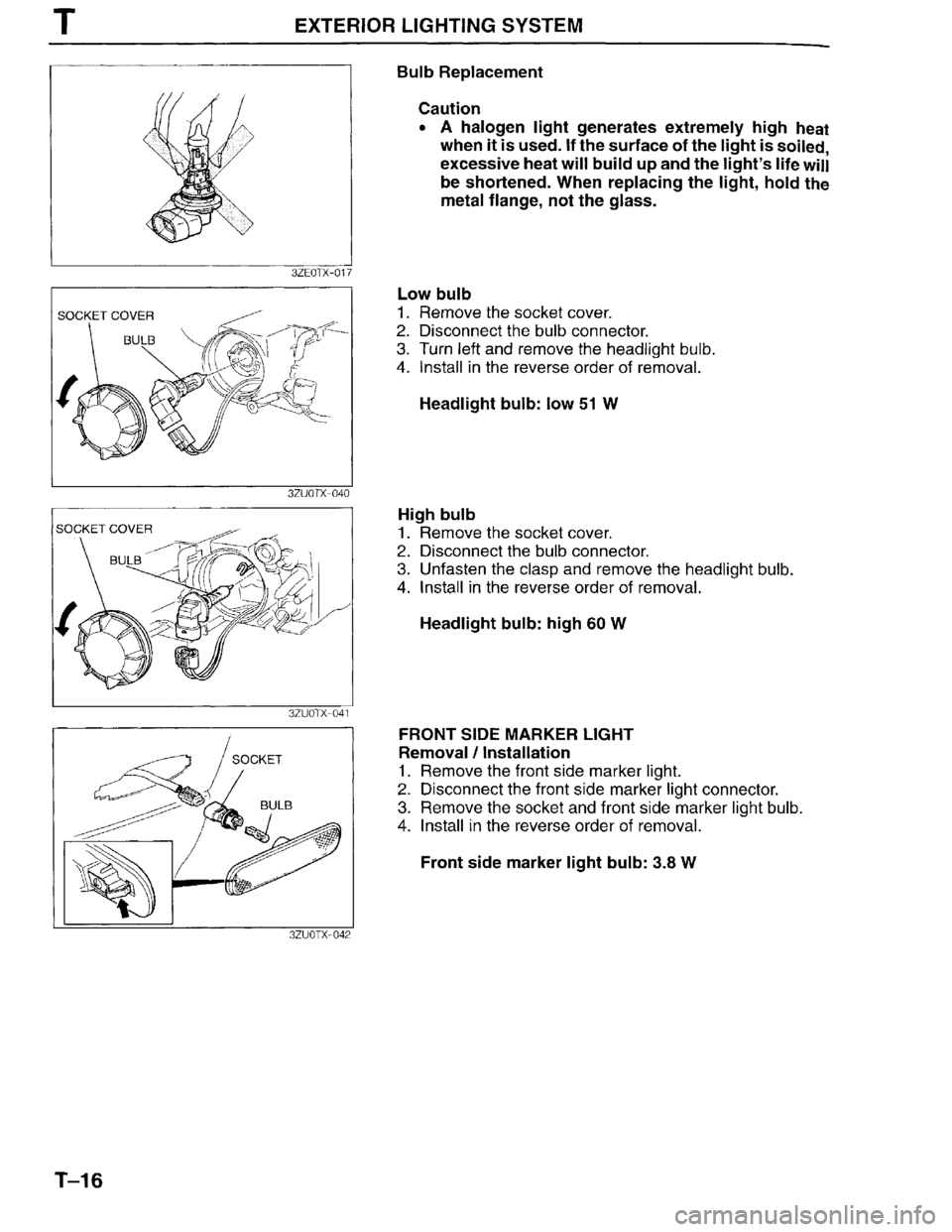 MAZDA MILLENIA 1996  Workshop Manual 