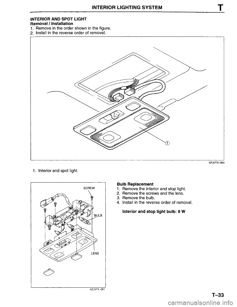MAZDA MILLENIA 1996  Workshop Manual 