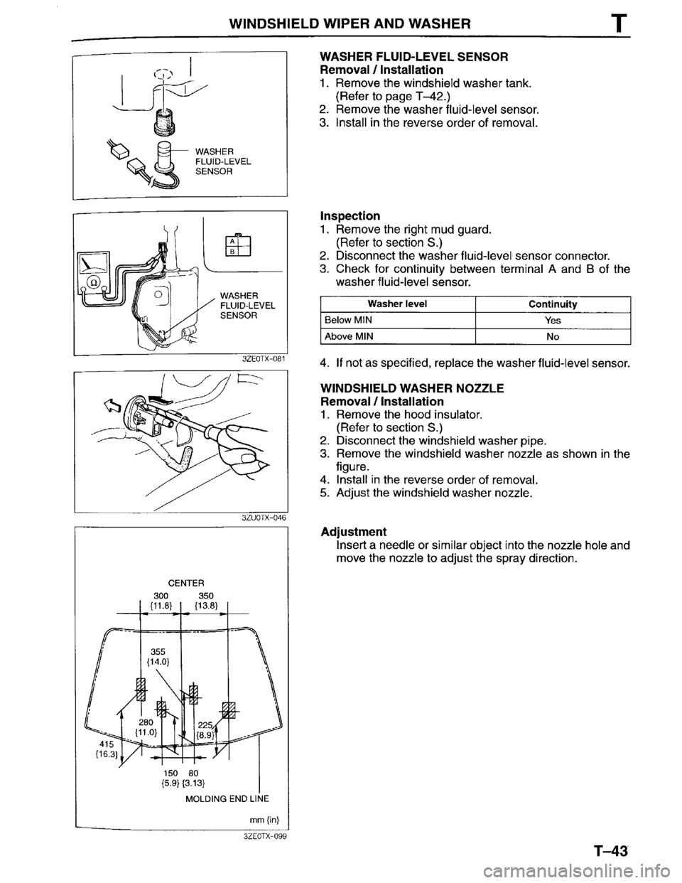 MAZDA MILLENIA 1996  Workshop Manual 
