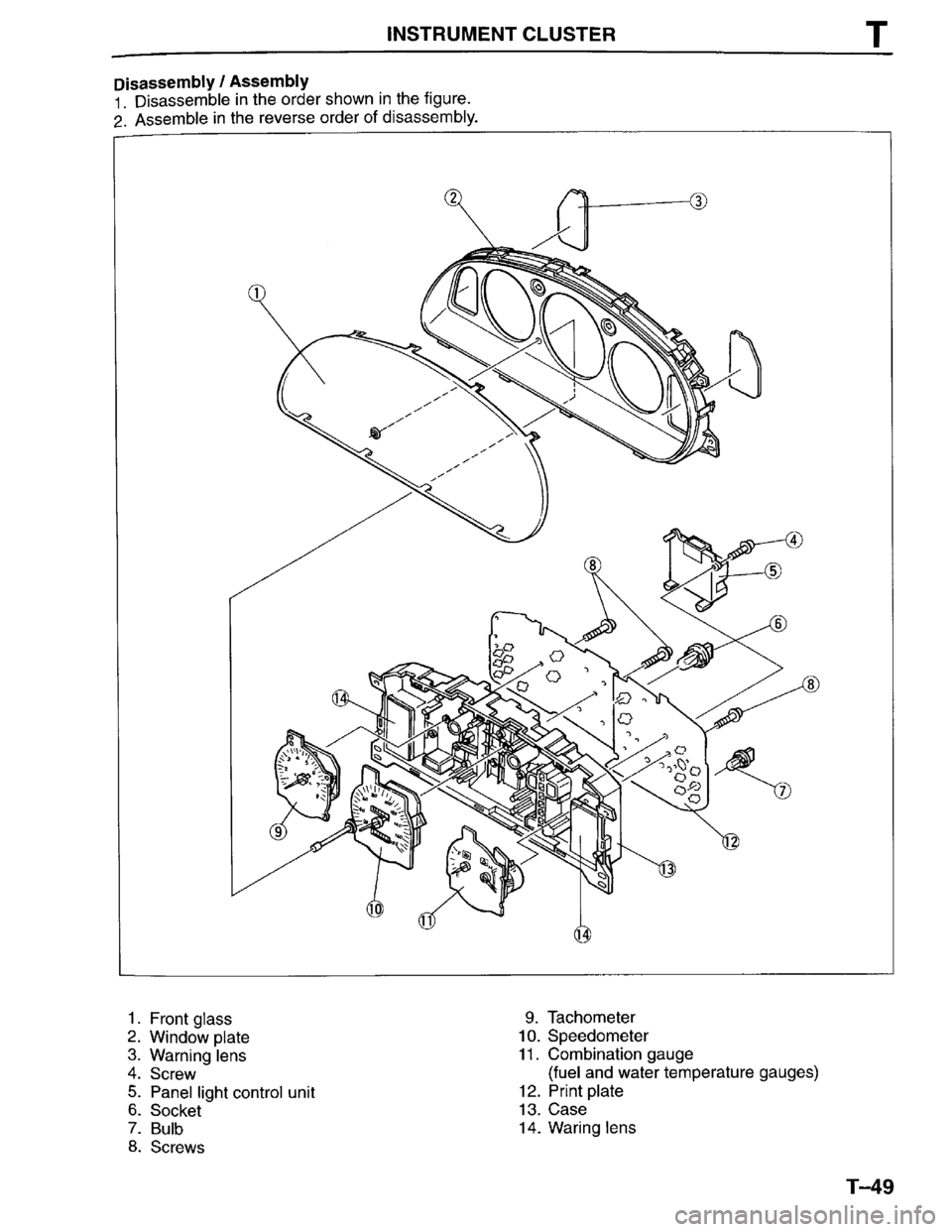 MAZDA MILLENIA 1996  Workshop Manual 