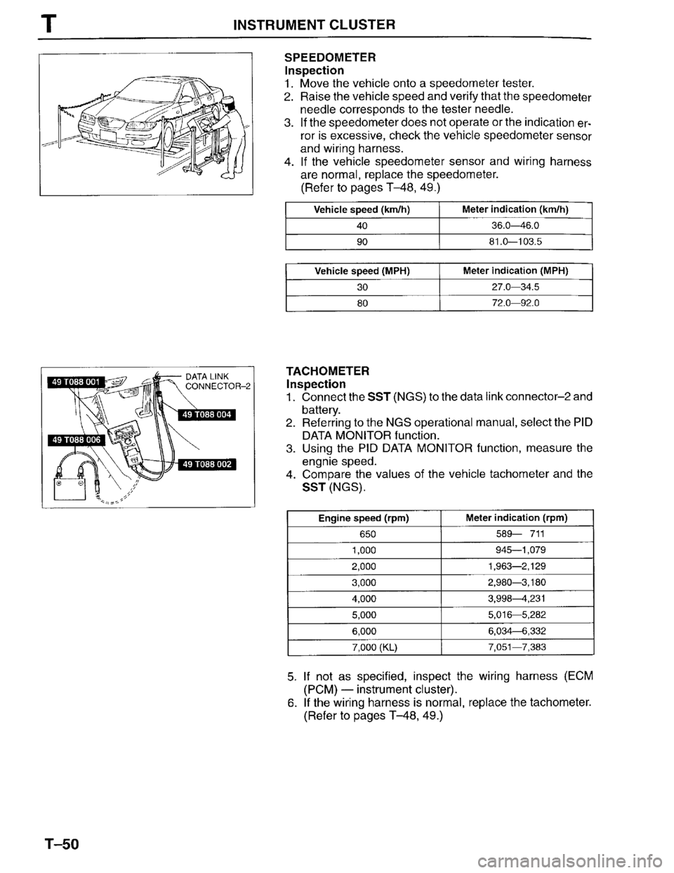 MAZDA MILLENIA 1996  Workshop Manual 