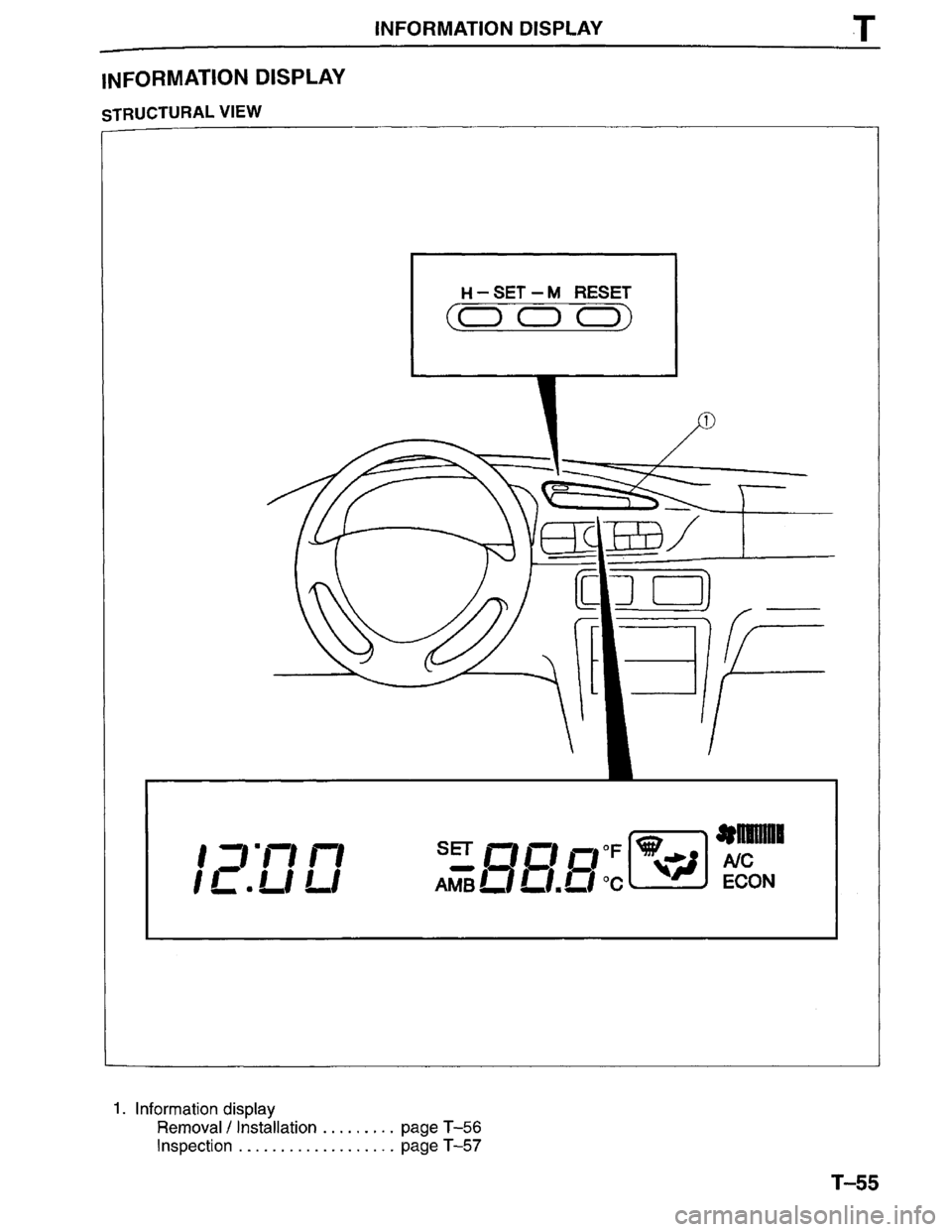 MAZDA MILLENIA 1996  Workshop Manual 