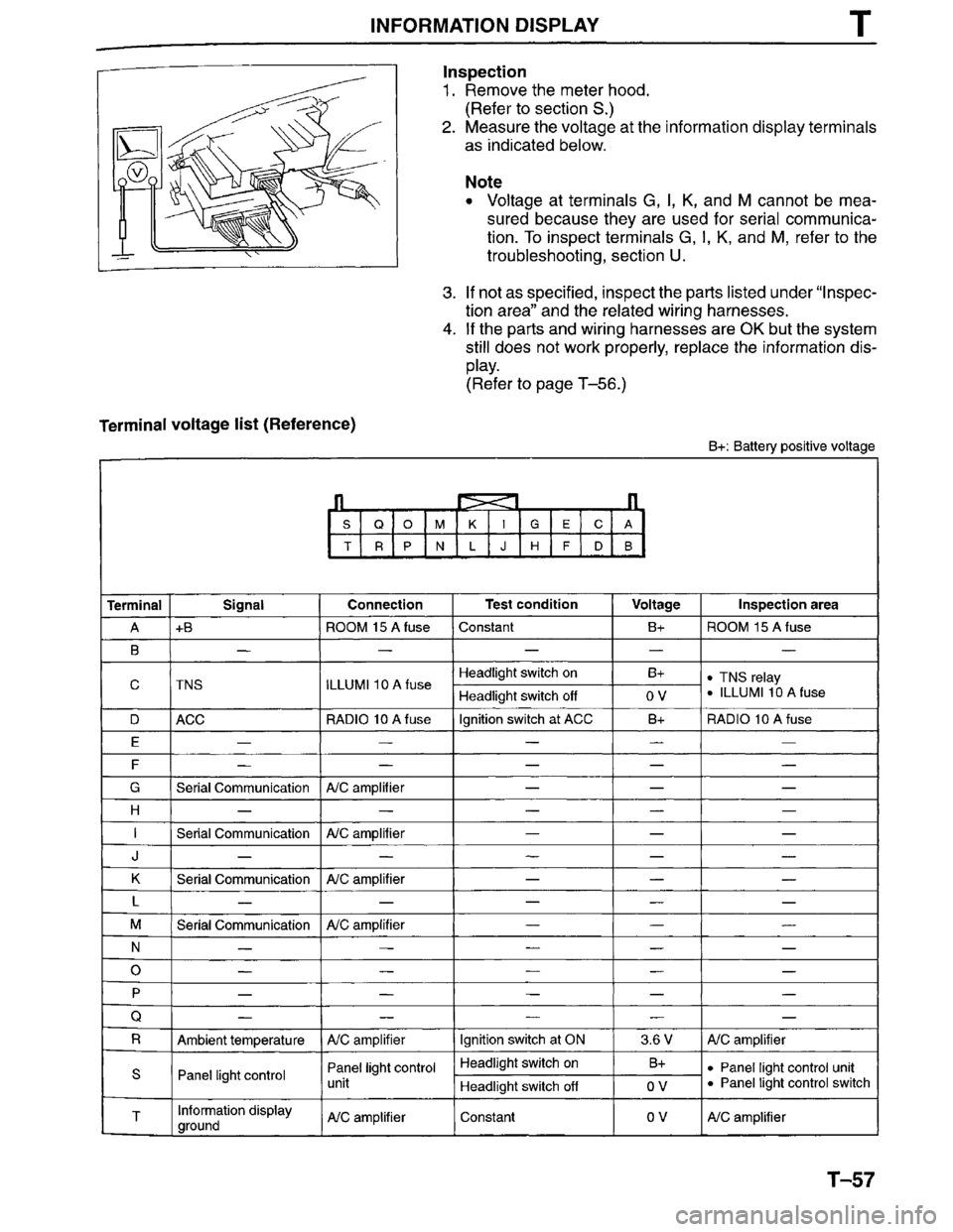 MAZDA MILLENIA 1996  Workshop Manual 