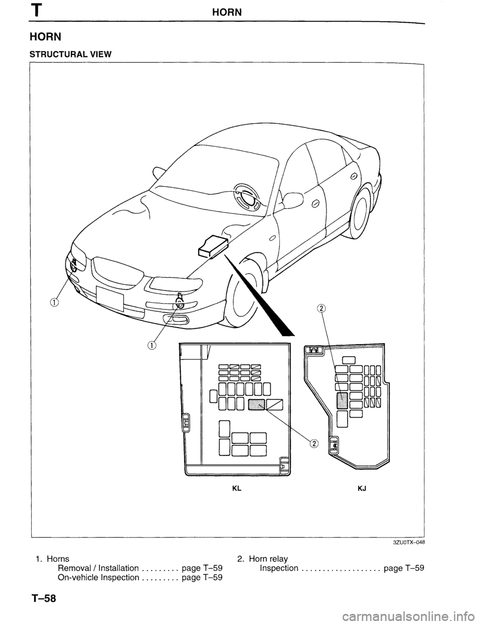 MAZDA MILLENIA 1996  Workshop Manual 